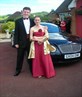 me and tom with our car before prom 2007