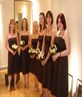 Lots of bridesmaids... me on the end.