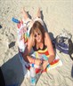 On zee beach!