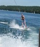 trying to wake board