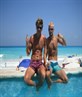 brett and i in cancun baby !