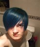 Blue hairrr (: