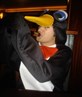 dressed as a penguin for freshers ahaha