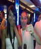 Me in Tenerife with our shot girl and Absinth