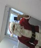 me as santa clause for charity thing at wrk.