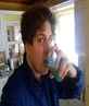 a drink after my haircut