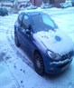 my car in the snow