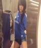 In the sexy chelsea shirt! :P