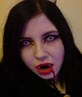 Me as a vampire on halloween!