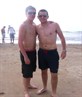 Me on the right hitting the beach in Liverpoo