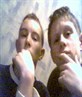 Me and Howie looking rather kool and pissed
