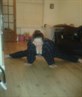 tryin to do the splits pissed