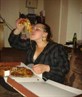 gotta luv a drunk munch on pizza