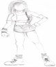 My drawing of Tifa Lockheart ((incomplete))