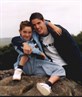 Me and my younger brother by Hadrian's Wall!