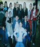 me n ppl from skol on hols i am at the front