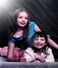me an my sis... i look weird! lol