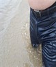Holiday , skinny jeans and sea