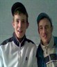 me on right
